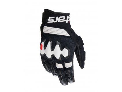 rukavice HALO, ALPINESTARS (černá/bílá)