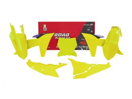 sada plastů KTM, RTECH (neon žluto-černá, 6 dílů)