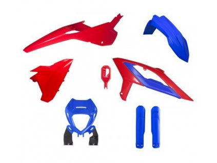 sada plastů BETA, RTECH (modro-červená, 6 dílů)