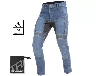 Kevlarové džíny Trilobite 661 Parado skinny fit blue level 2 (Prodloužené)