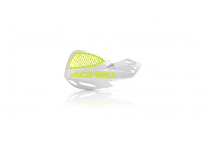 chrániče páček Uniko Vented bílá/fluo žlutá