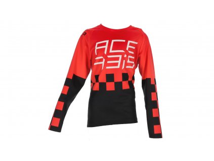 dres junior MX J-KID ONE červená/černá vel. XL