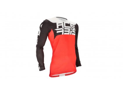 dres MX J-FLEX TWO  červená/bílá vel. S