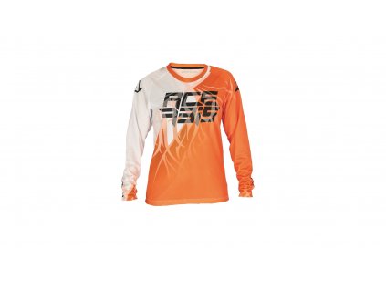 dres J-KID  THREE oranž/bílá XL