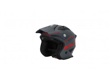 ACERBIS přilba JET ARIA 22-06 šedá/červená S