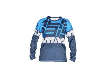 dres J-WINDY  FOUR KID VENTED modrá/bílá XL