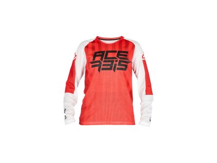 dres J-WINDY  FIVE KID VENTED červená/bílá XL