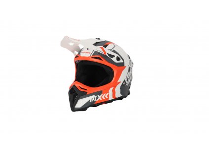 ACERBIS přilba MX PROFILE 22-06 bílá/oranž XL