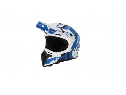 ACERBIS přilba MX PROFILE 22-06 bílá/modrá XXL