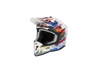 ACERBIS přilba Linear 2206 bílá/modrá/červená L
