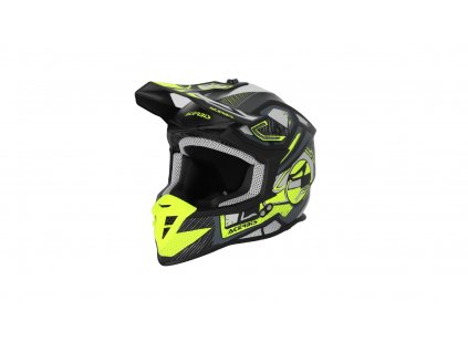 ACERBIS přilba Linear 2206 černá/fluo žlutá L