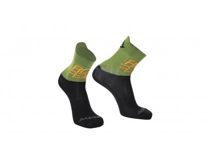 ACERBIS ponožky MTB LIGHT zelená/černá S