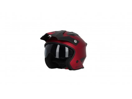 ACERBIS přilba JET ARIA METALLIC červená XL