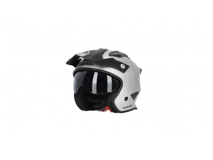 ACERBIS přilba JET ARIA METALLIC stříbrná L