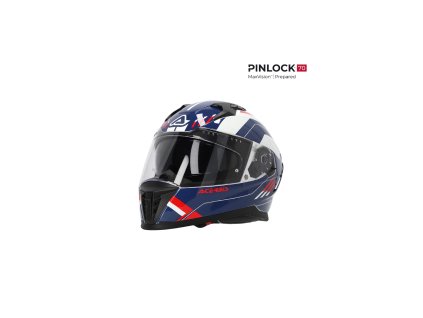 ACERBIS přilba X-WAY GRAPHIC bílá/modrá/červená S