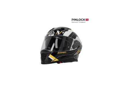 ACERBIS přilba X-WAY GRAPHIC černá/žlutá S