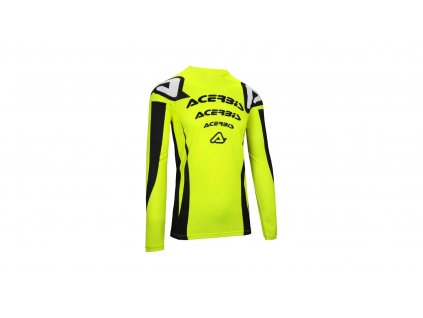 dres MX J-TRACK NASCAR žlutá/černá XL