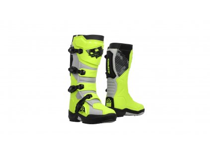 ACERBIS boty ARTIGLIO fluo žlutá/bílá 43