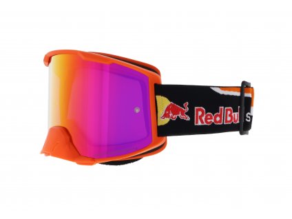 Red Bull Spect motokrosové brýle STRIVE oranžové s červeným sklem