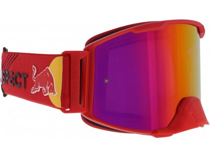 Red Bull Spect motokrosové brýle STRIVE červené s fialovými skly