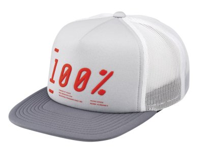kšiltovka 100% - TRANSFER Trucker šedá (vel. UNI)