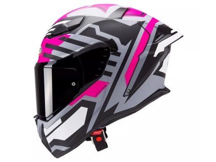 Integrální helma Caberg Drift Evo II Horizon matt grey/black/fuchsia