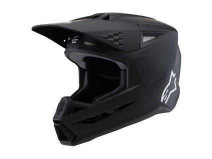 přilba S-M3 SOLID, ALPINESTARS, dětská (černá mat) 2025