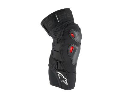 chrániče kolen BIONIC PRO PLASMA, ALPINESTARS (černá/červená/bílá) 2027