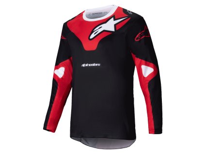 dres RACER VEIL, ALPINESTARS (černá/červená) 2025