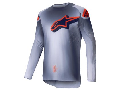 dres SUPERTECH LIPAN, ALPINESTARS (šedá/oranžová fluo) 2025