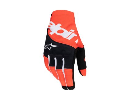 rukavice TECHSTAR, ALPINESTARS (černá/oranžová) 2025