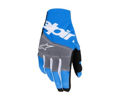 rukavice TECHSTAR, ALPINESTARS (černá/modrá) 2025