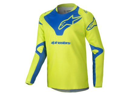 dres RACER VEIL, ALPINESTARS, dětský (žlutá fluo/modrá) 2025