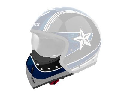 bradový chránič pro přilbu J110, AIROH (Command - modrý lesklý)