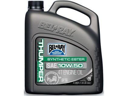 Motorový olej Bel-Ray THUMPER RACING WORKS SYNTHETIC ESTER 4T 10W-50 4 l
