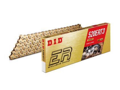Motokrosový řetěz D.I.D Chain 520ERT3 116 L Zlatá/Zlatá