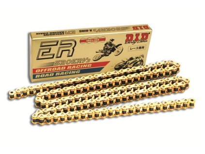 Street závodní řetěz D.I.D Chain 520ERV3 116 L Zlatá/Zlatá