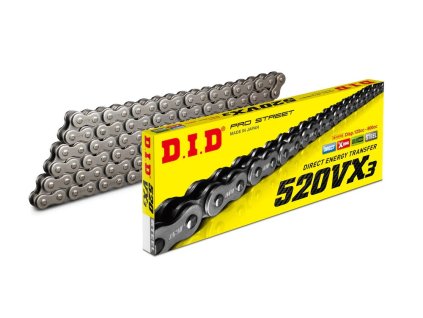 VX série X-Kroužkový řetěz D.I.D Chain 520VX2(VX3) 120 L