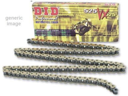 VX série X-Kroužkový řetěz D.I.D Chain 525VX 108 L