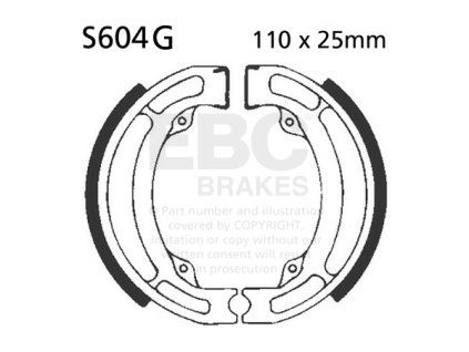 ebc shoe sets604g