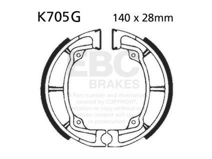 ebc shoe setk705g