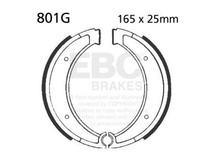 ebc shoe set801g