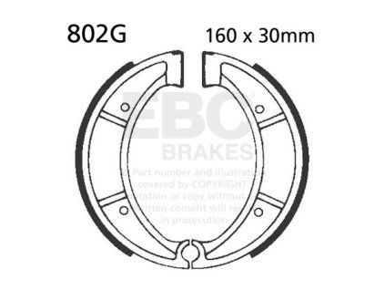 ebc shoe set802g