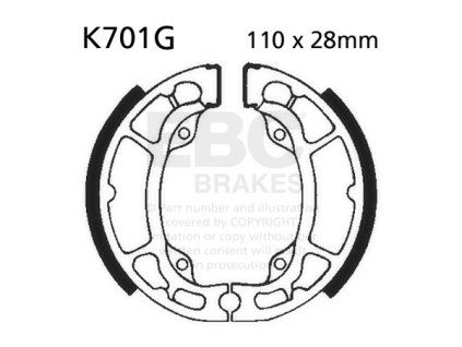 ebc shoe setk701g