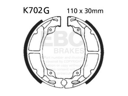 ebc shoe setk702g