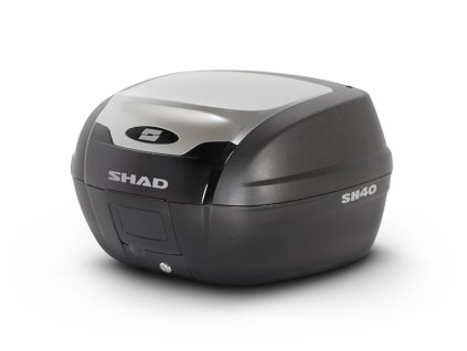 Vrchní kufr na motorku SHAD SH40 alu look D0B40200