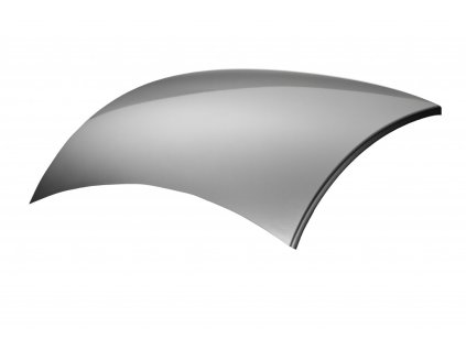 Kryt kufru SHAD D1B45E05 pro SH45 stříbrná