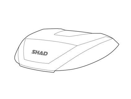 Kryt kufru SHAD SH59X D1B59T0R hliník