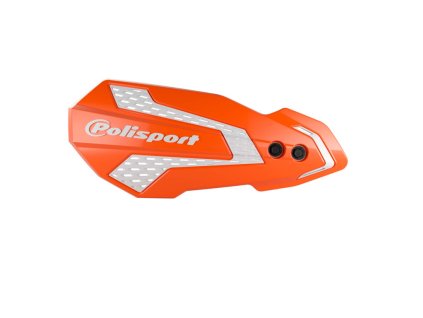 Chrániče páček POLISPORT MX FLOW 8308200003 s montážní sadou oranžovo/bílé