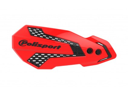 Chrániče páček POLISPORT MX FLOW 8308200023 s montážní sadou Red CR04/black